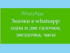 значки в whatsapp